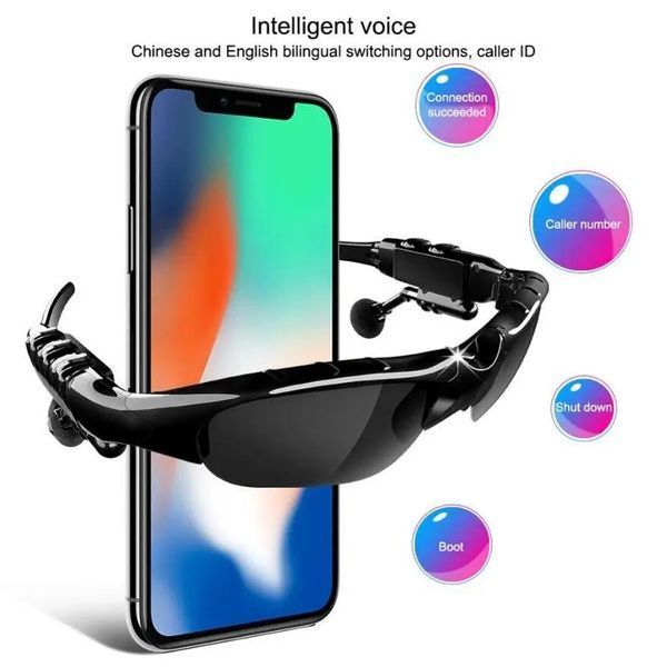 Бездротові навушники Bluetooth, гарнітура захисні окуляри 3158055254 фото