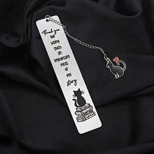 Металева закладка "Thank you for being such an important piece of my story" Закладка для книг 2644069662 фото