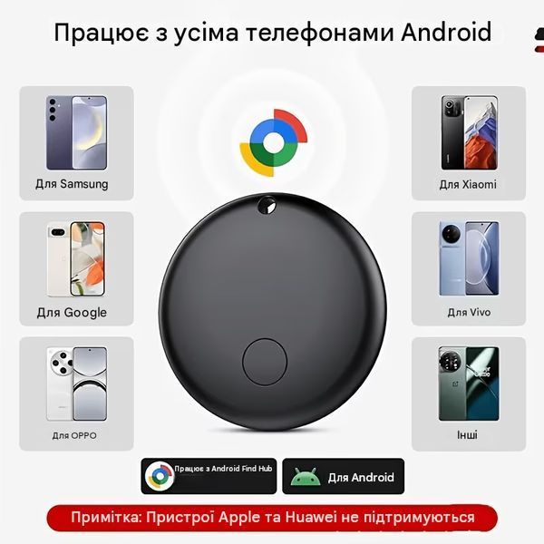 GPS-трекер для котів та кішок з нашийником. Чорний. Висока точність. Тільки для Android пристроїв 3135991422 фото