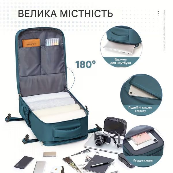 Рюкзак для ручної поклажі 40&times;30&times;20 см в авіакомпаніях Ryanair Wizz Air дорожній туристичний ручний поклажа 3127470818 фото
