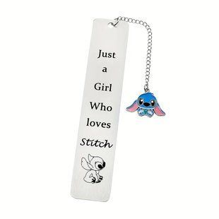 Креативна металева закладка "Just a Girl Who loves Stitc" Подарунок для книголюбів Закладка для книг 2660737363 фото