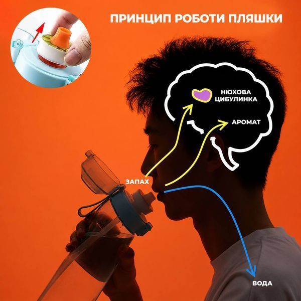 Ароматическая спортивная бутилка/бутылка Air Up Bottle/up air для воды + 7 вкусов в комплекте бутылка Air Up с ароматом 3141619071 фото