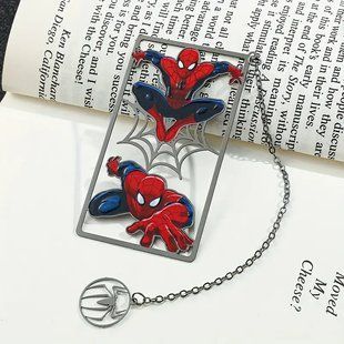 Металеві закладки з візерунком людини - павука. Закладки для книг. Подарунок книголюбам 2740158701 фото